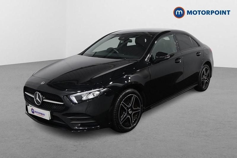 Used Mercedes A250 AMG line 218 HP (160 kW) 2021 Black Sedan