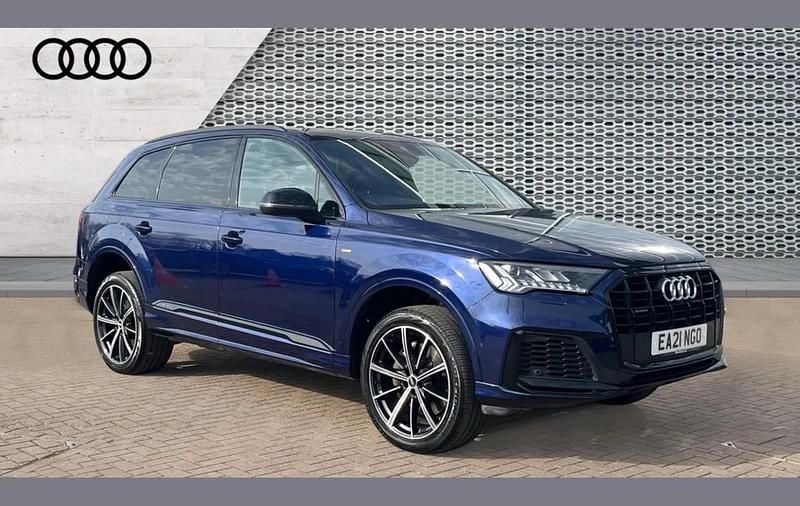 Used Audi Q7 Black Edition 334 HP (245 kW) 2021 Blue SUV