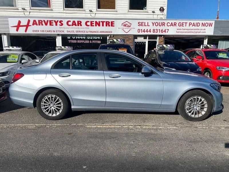 Begagnad Mercedes C220 Executive 2015 Silver Sedan