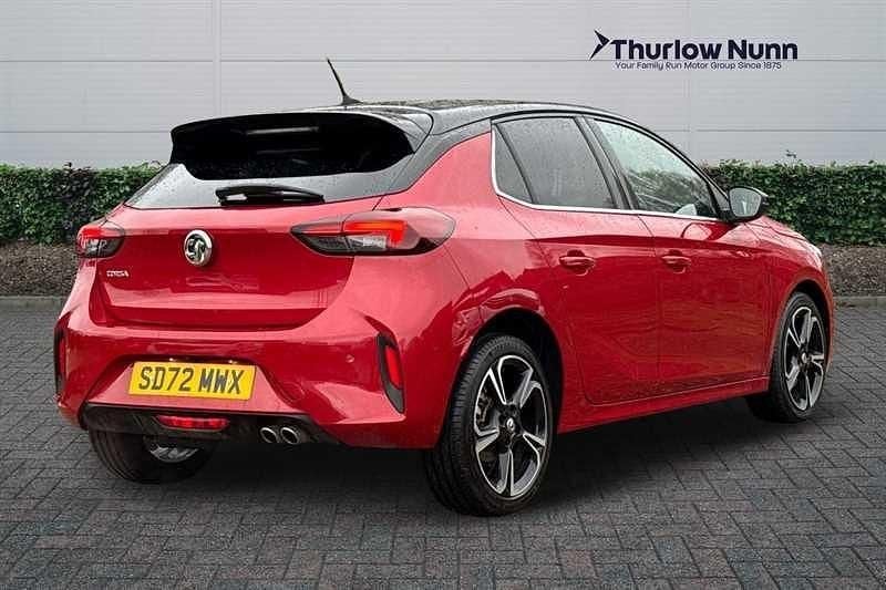 Used Vauxhall Corsa Ultimate 130 HP (95 kW) 2022 Red Hatchback