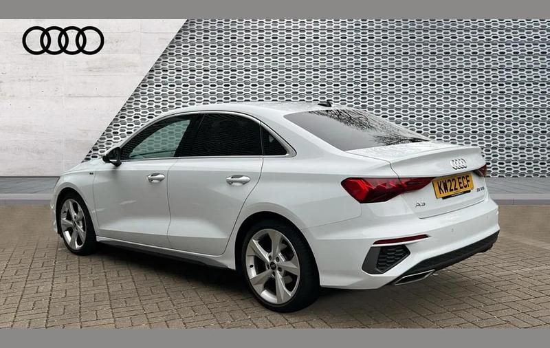 Used Audi A3 S-Line 147 HP (108 kW) 2022 White Sedan
