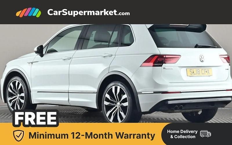 Used VW Tiguan R-line 179 HP (131 kW) 2018 White SUV