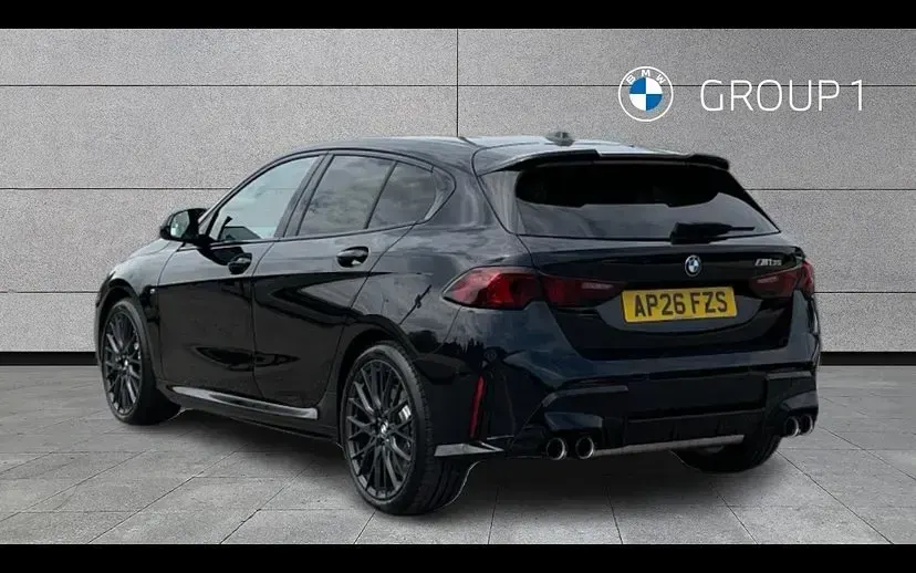 New BMW M135 Performance 296 HP (217 kW) 2026 Black Hatchback