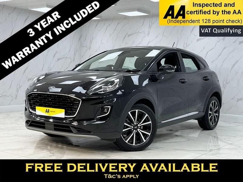 Black Used 2023 Ford Puma Titanium Hatchback | £15,445 (Good price) - Image 1/2
