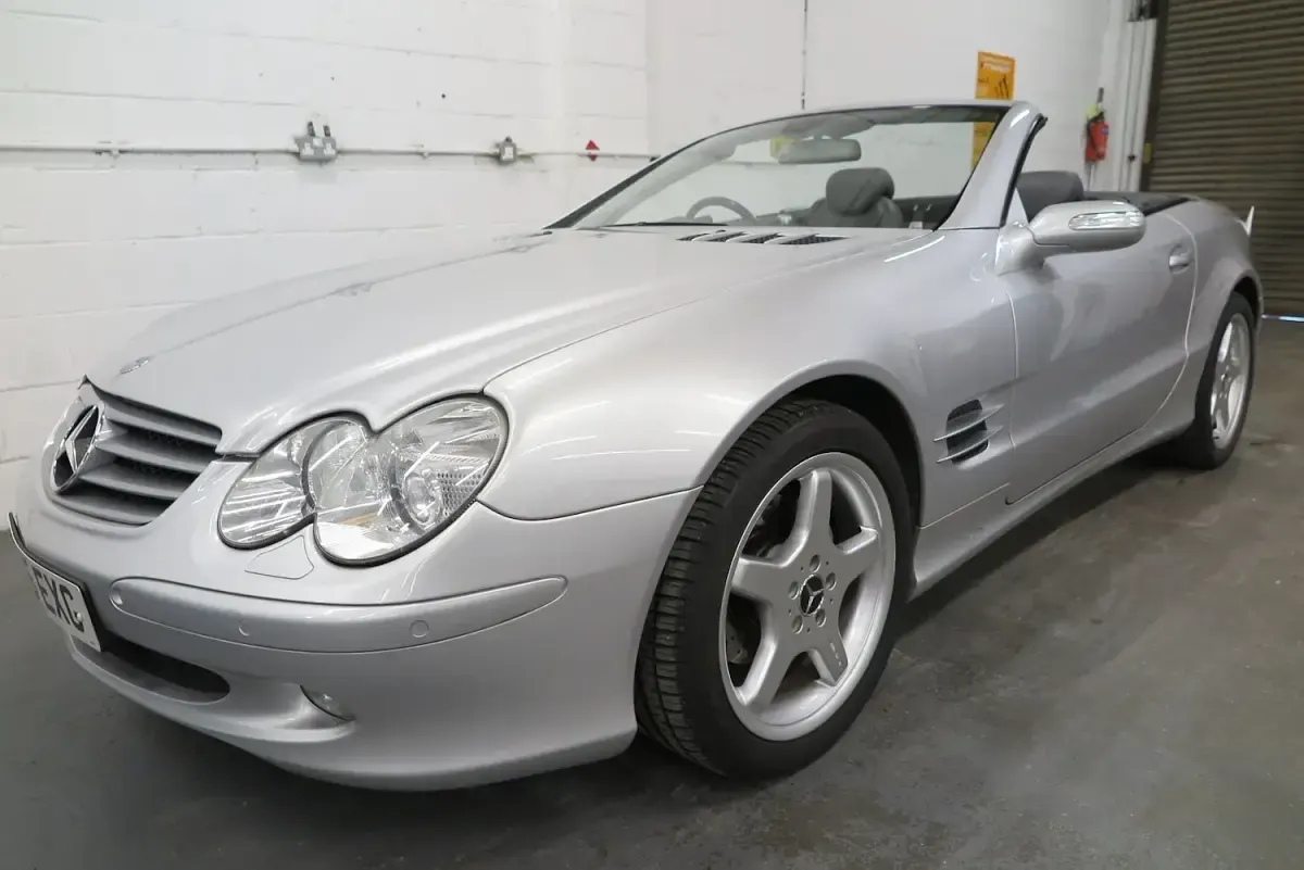 Used Mercedes SL350 245 HP (180 kW) 2005 Silver Cabriolet