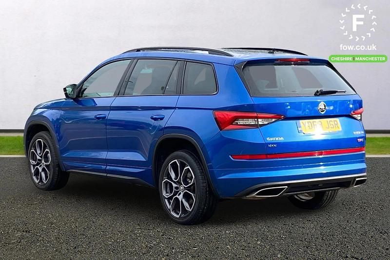 Used Skoda Kodiaq vRS 239 HP (175 kW) 2019 Blue SUV