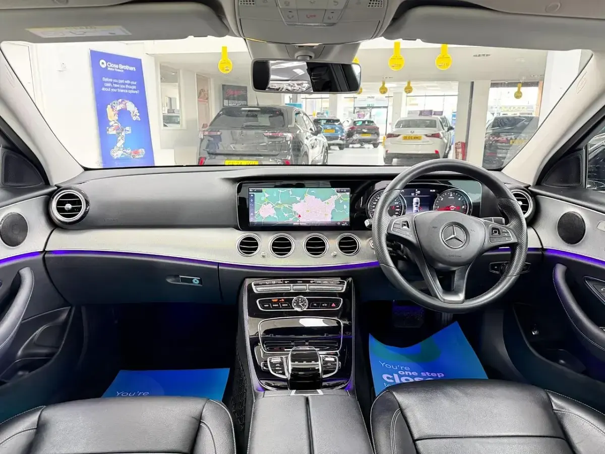 Used Mercedes E220 Premium 2017 Black Sedan