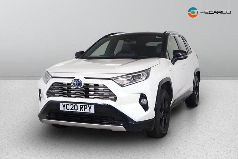 Used Toyota RAV4 218 HP (160 kW) 2020 White/black SUV