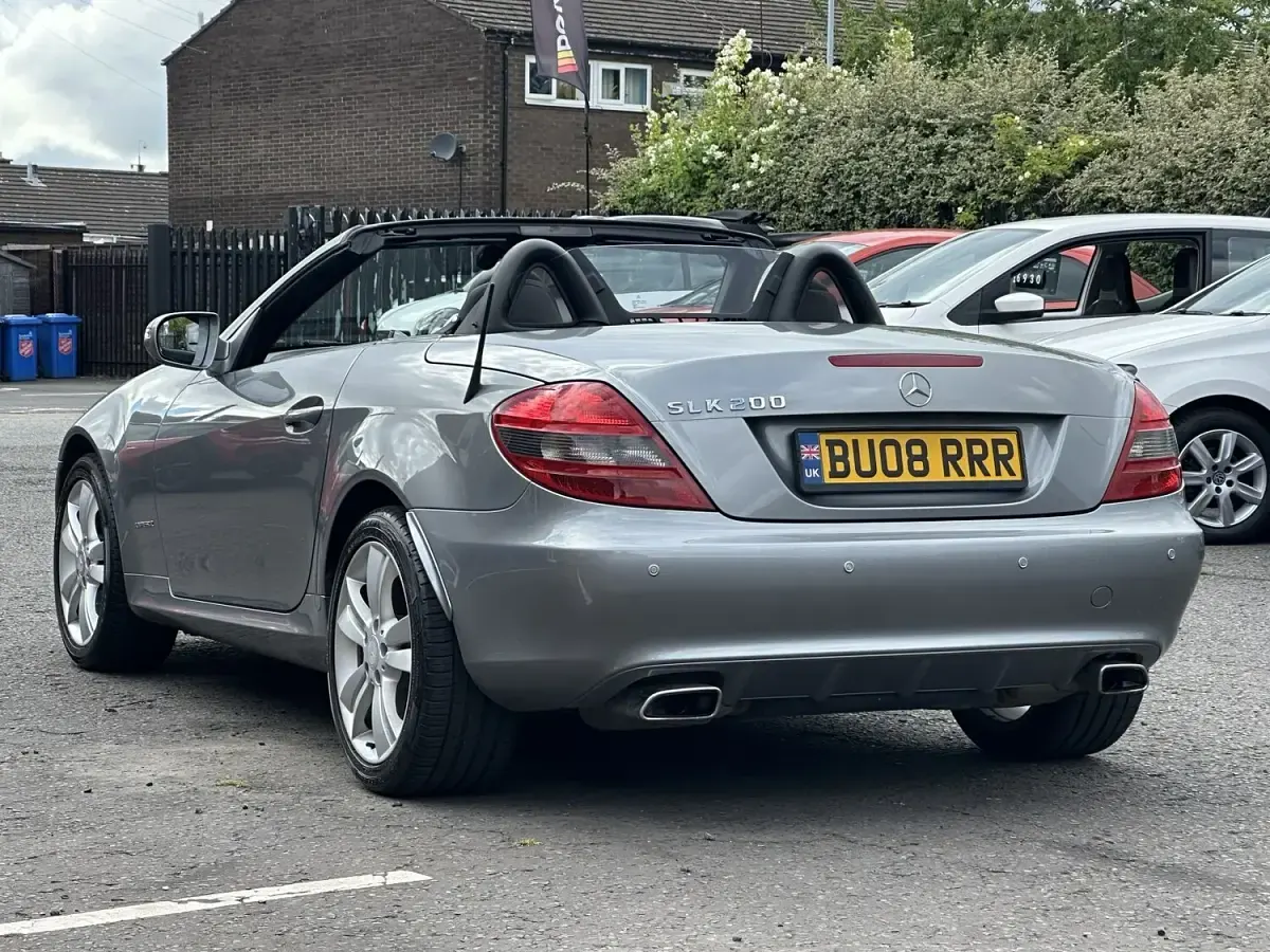 Used Mercedes SLK200 2008 Silver Cabriolet