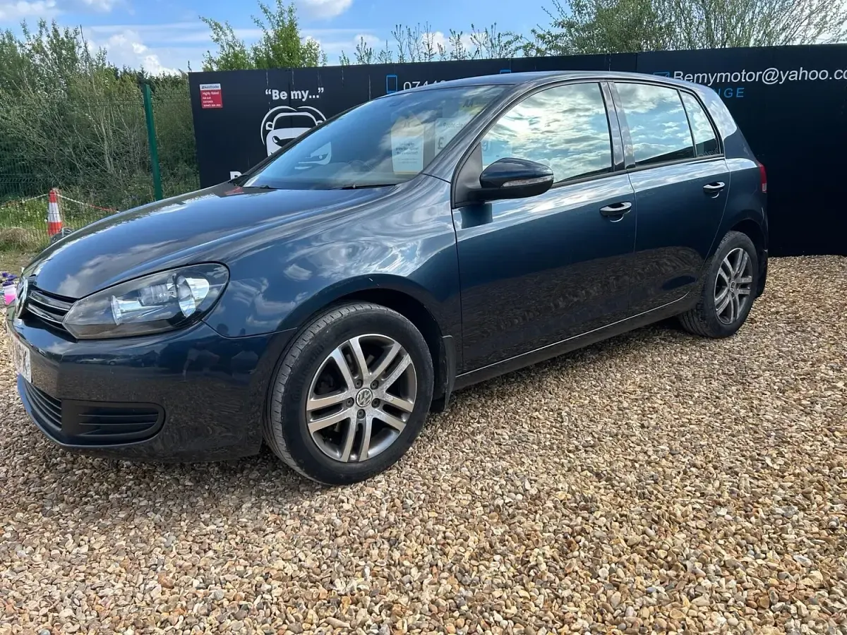 Used VW Golf VI SE 122 HP (89 kW) 2009 Blue Hatchback