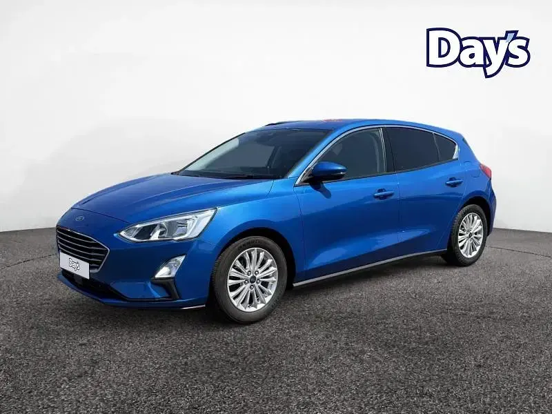 Used Ford Focus Titanium 125 HP (91 kW) 2019 Blue Hatchback