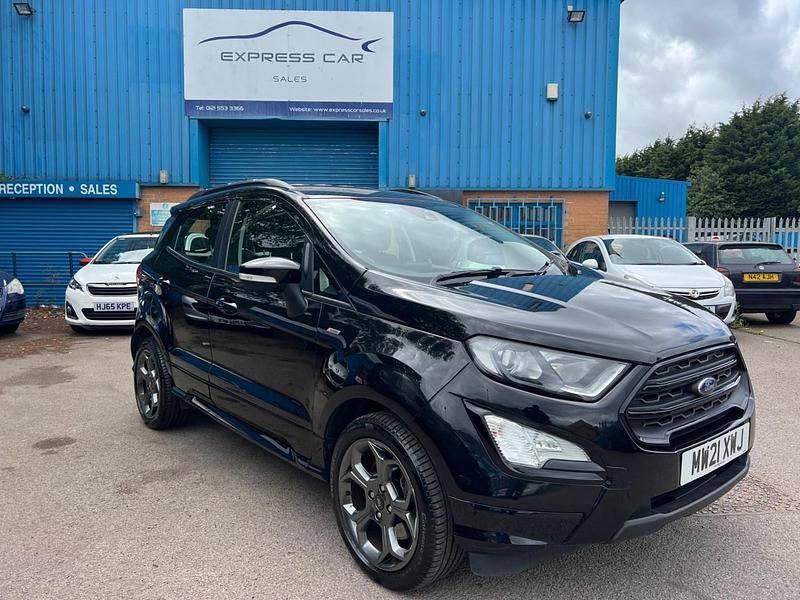 Black Used 2021 Ford Ecosport ST-Line SUV | £7,975 (Super price) - Image 1/4