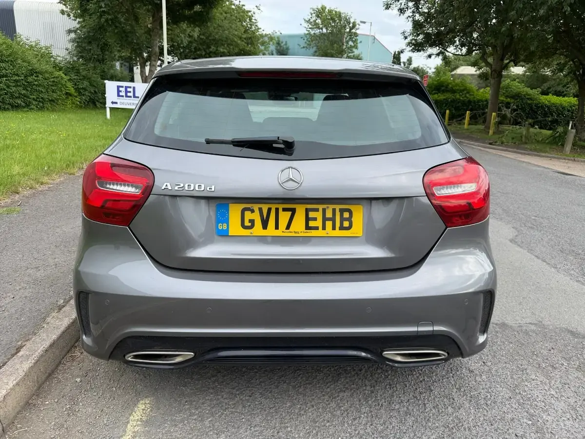Used Mercedes A200 AMG Line Premium 136 HP (100 kW) 2017 Grey Hatchback