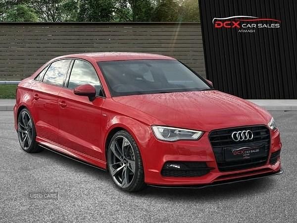 Red Used 2014 Audi A3 S-Line Sedan | £10,250 (Expensive) - Image 1/4