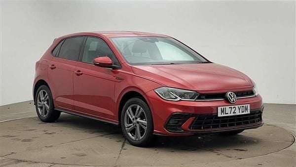 Red Used 2022 VW Polo R-line Hatchback | £17,450 (Fair price) - Image 1/4