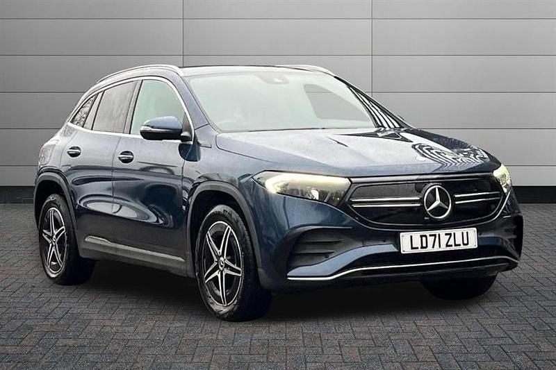 Denim blue Used 2021 Mercedes EQA250 AMG line SUV | £19,490 (Good price) - Image 1/4
