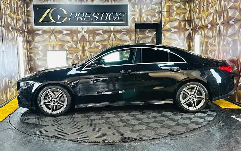Used Mercedes CLA250 AMG line 224 HP (164 kW) 2019 Black Coupe