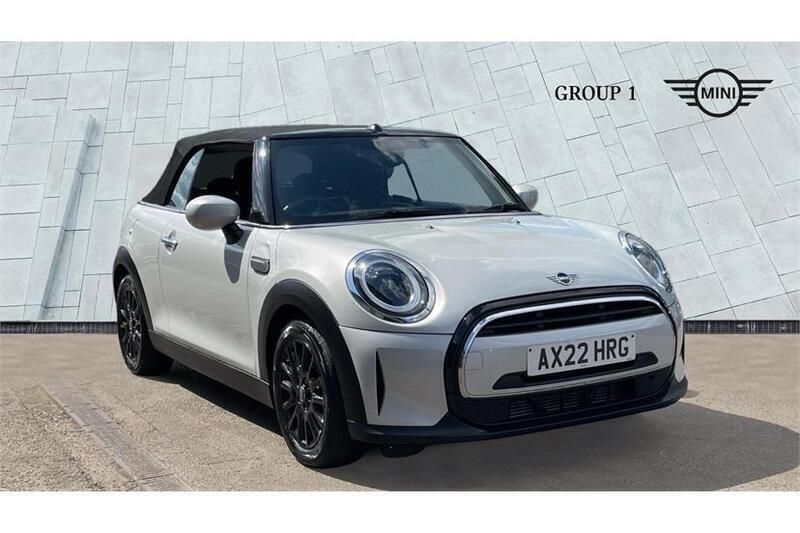 White silver Used 2022 Mini Cooper Cabriolet Classic Cabriolet | £16,495 (Fair price) - Image 1/4