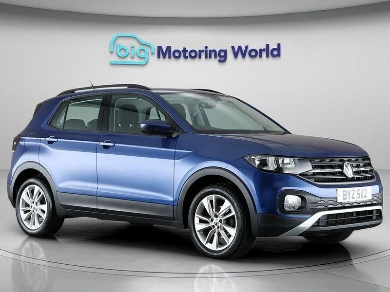 Blue Used 2022 VW T-Cross SE SUV | £15,219 (Good price) - Image 1/4