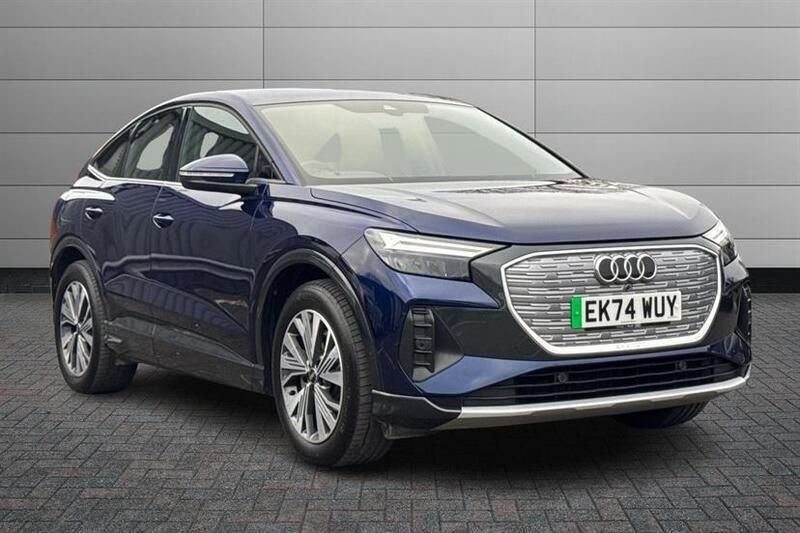 Navarra blue Used 2024 Audi Q4 e-tron Sport SUV | £33,295 (Super price) - Image 1/4