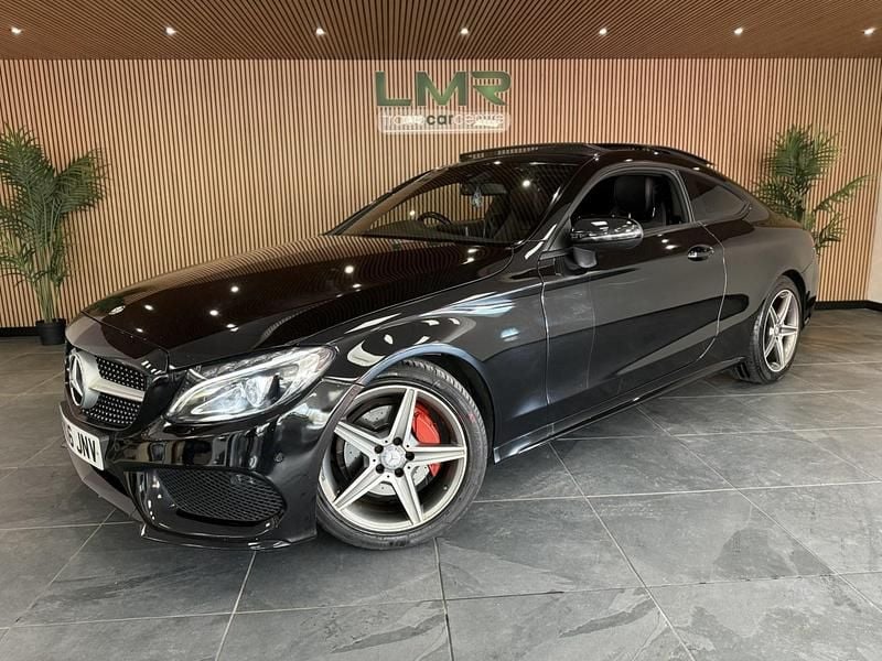 Black Used 2016 Mercedes C220 AMG line Coupe | £12,250 (A bit pricey) - Image 1/3