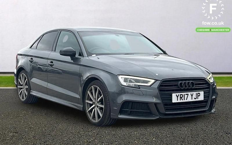 Used Audi A3 Black Edition 150 HP (110 kW) 2017 Grey Sedan