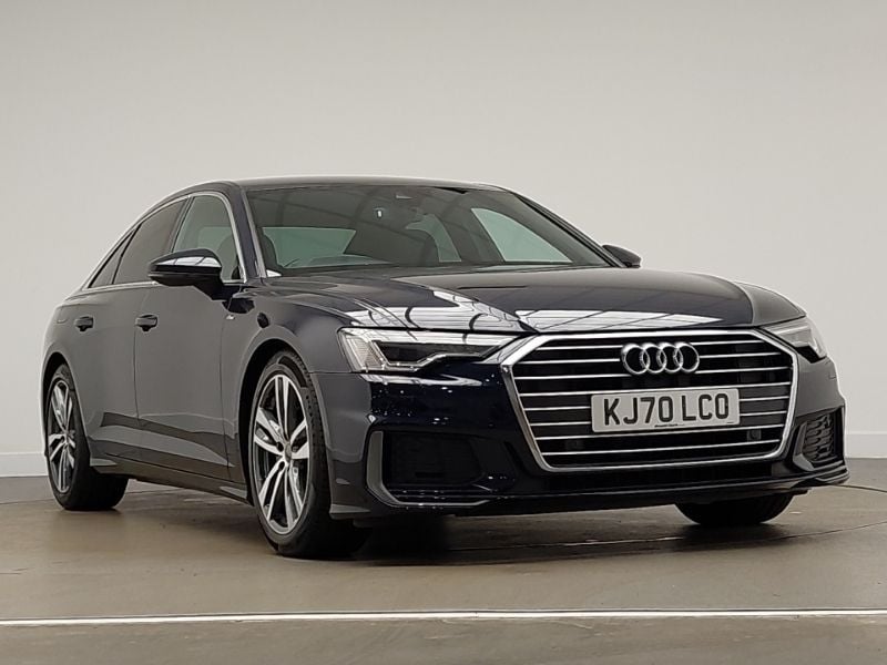 Blue Used 2020 Audi A6 S-Line Sedan | £23,698 (Good price) - Image 1/4