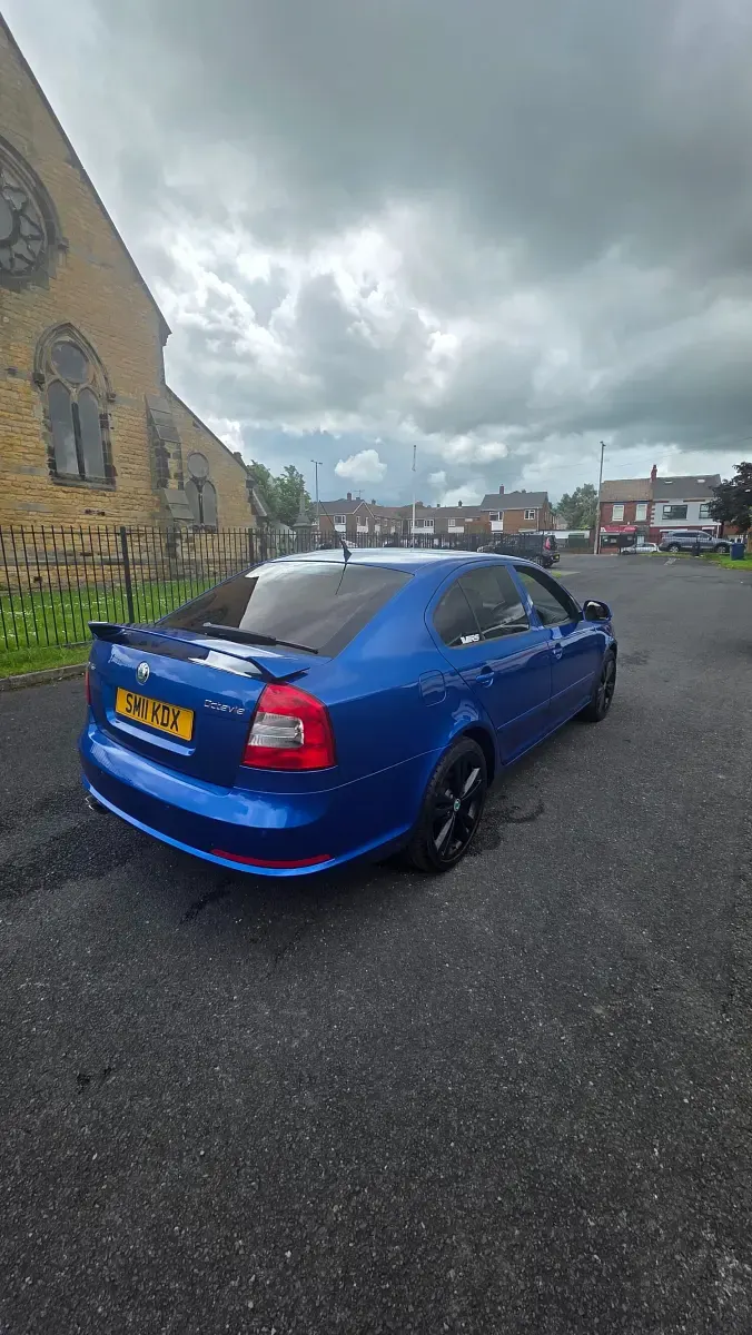 Used Skoda Octavia vRS 200 HP (147 kW) 2011 Blue Hatchback