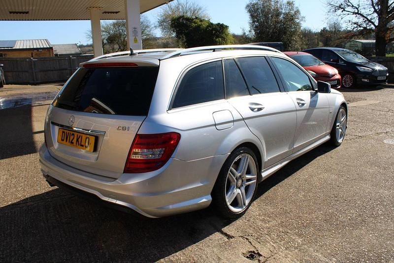 Used Mercedes C220 170 HP (125 kW) 2012 Silver Estate