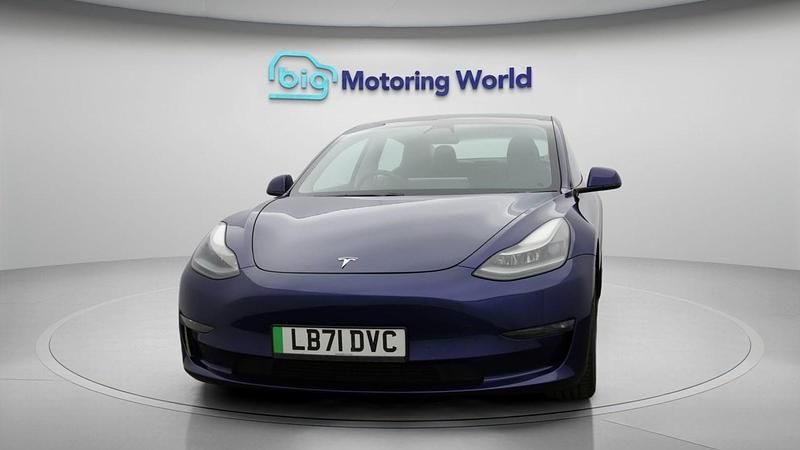 Used Tesla Model 3 Long Range AWD 366 kW (498 HP) 2021 Blue Sedan