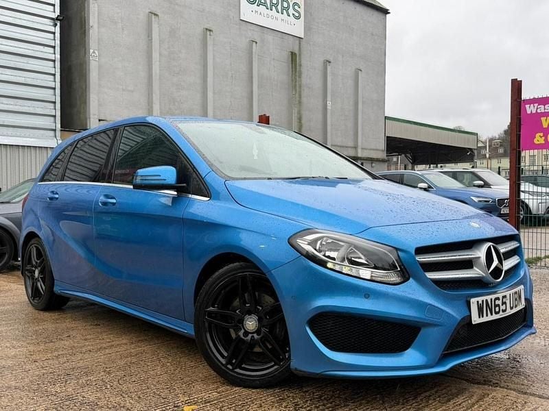 Used Mercedes B200 AMG line 136 HP (100 kW) 2015 Blue MPV