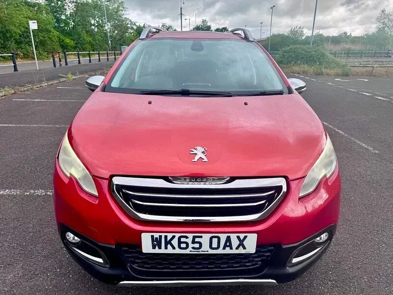 Used Peugeot 2008 Allure 92 HP (67 kW) 2015 Red SUV