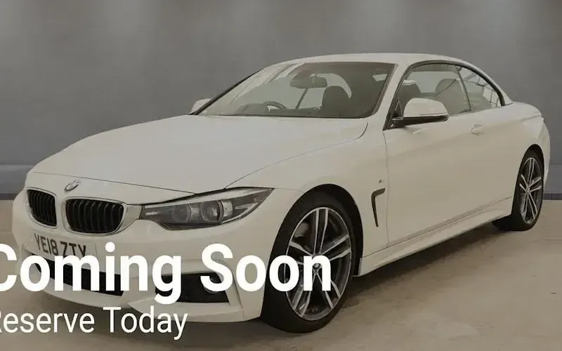 Used BMW 430 Cabriolet M Sport 258 HP (189 kW) 2018 White Cabriolet