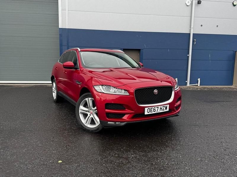 Red Used 2017 Jaguar F-Pace Portfolio SUV | £13,995 (A bit pricey) - Image 1/4