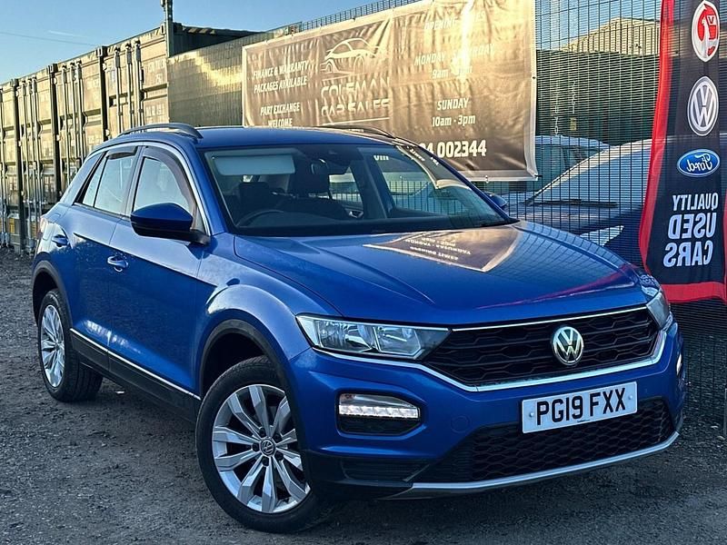 Used VW T-Roc SE 115 HP (84 kW) 2019 Blue SUV