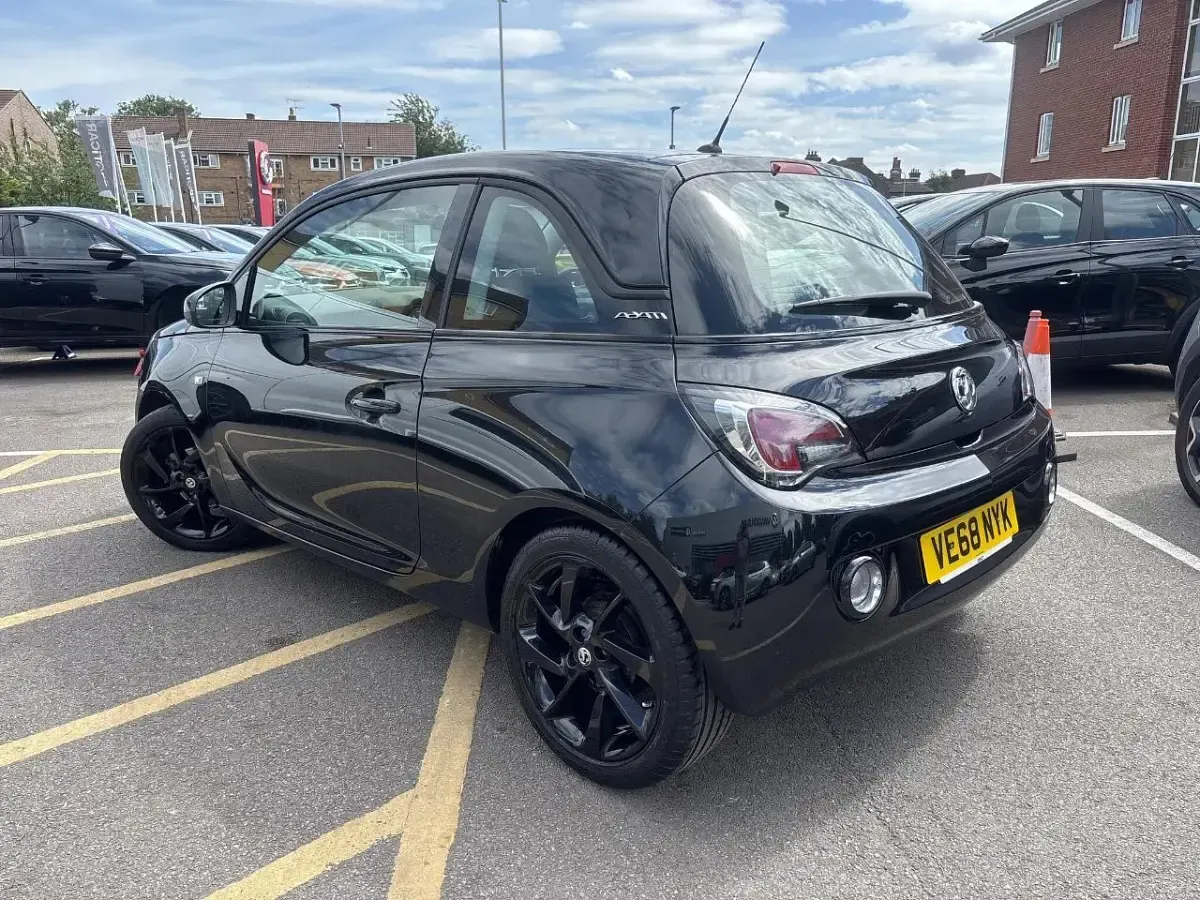 Used Vauxhall Adam 69 HP (50 kW) 2019 Black Hatchback