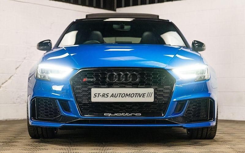 Used Audi RS3 Comfort 400 HP (294 kW) 2017 Blue Sedan