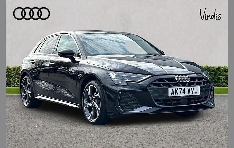 Used Audi A3 S-Line 113 HP (83 kW) 2025 Black Hatchback