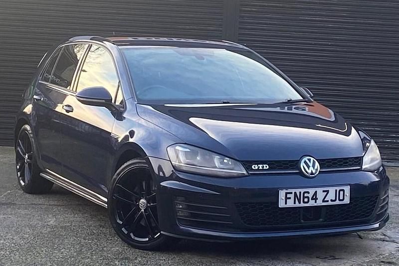 Used VW Golf VII GTD 2014 Blue Hatchback