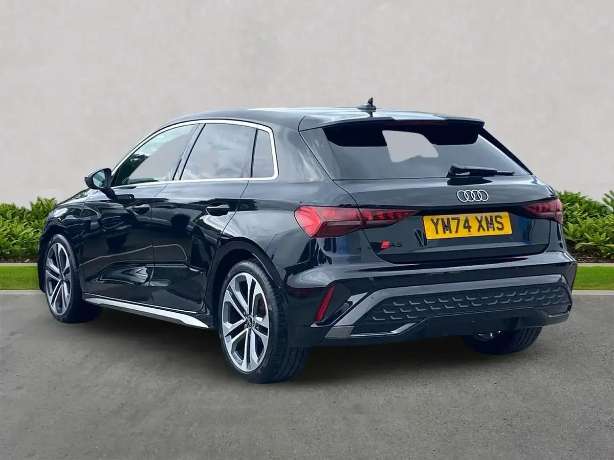 Used Audi A3 S-Line 150 HP (110 kW) 2024 Black Hatchback