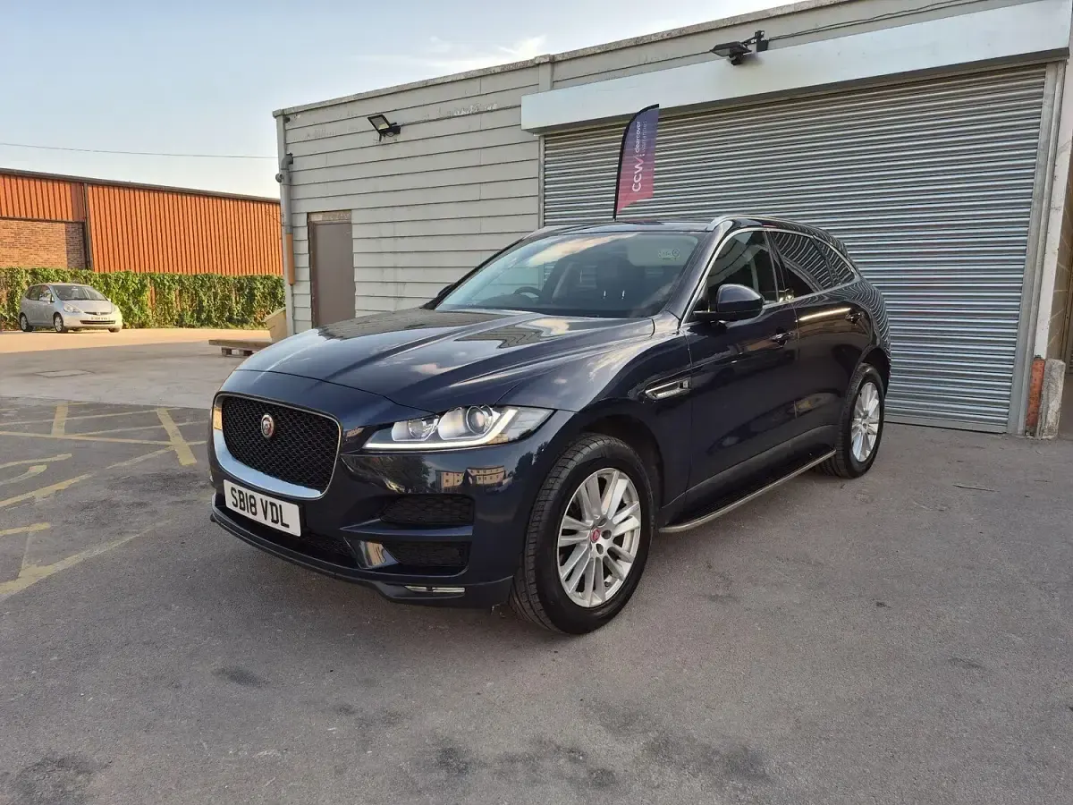 Used Jaguar F-Pace Portfolio 2018 Blue SUV