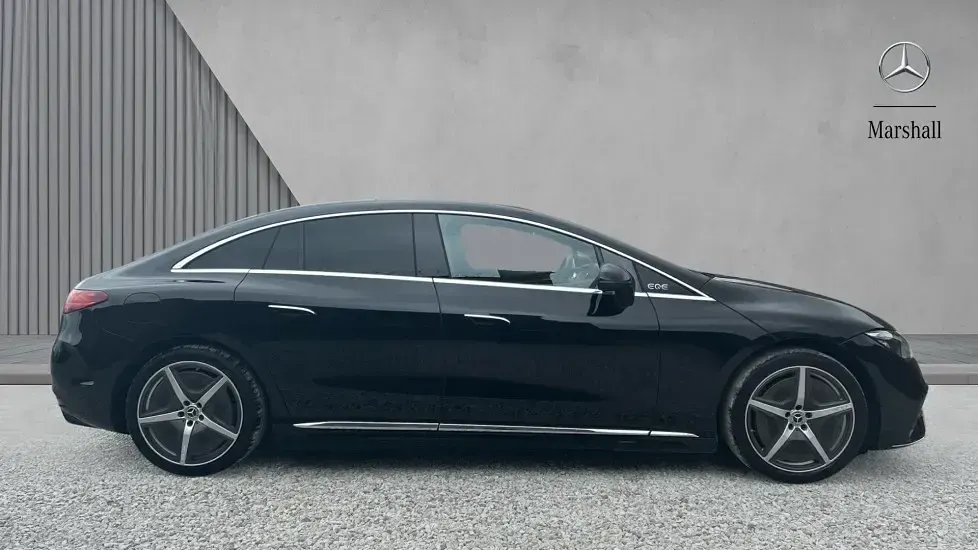 Used Mercedes EQE300 AMG Line Premium 180 kW (245 HP) 2023 Obsidian black metallic Sedan