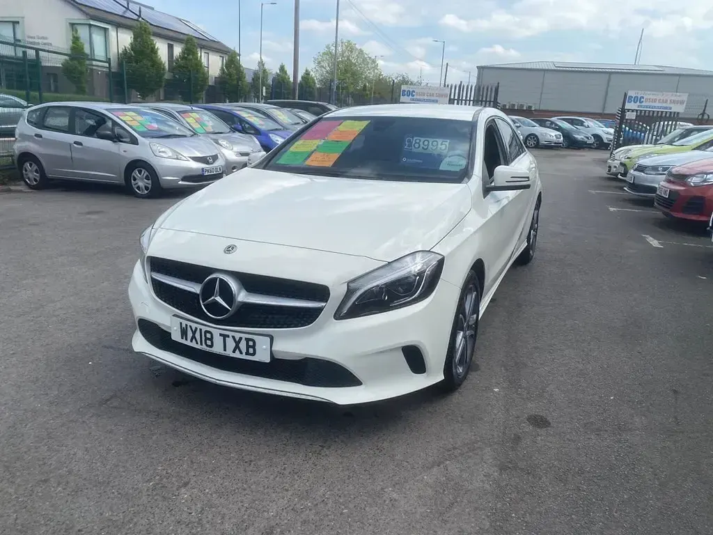 Used Mercedes A200 Sport Edition 156 HP (114 kW) 2018 White Hatchback