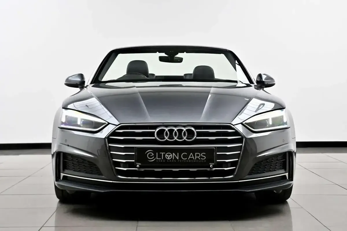 Used Audi A5 Cabriolet S-Line 190 HP (139 kW) 2017 Grey Cabriolet