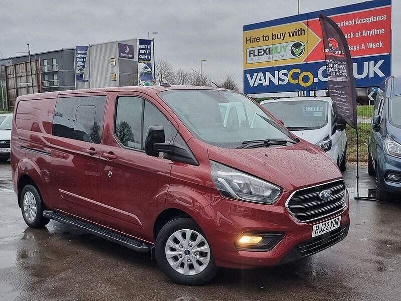 Used Ford Transit Custom Limited 170 HP (125 kW) 2022 Red Van