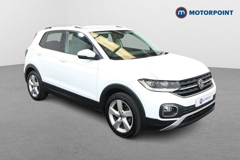 White Used 2021 VW T-Cross SEL SUV | £14,299 (Fair price) - Image 1/4