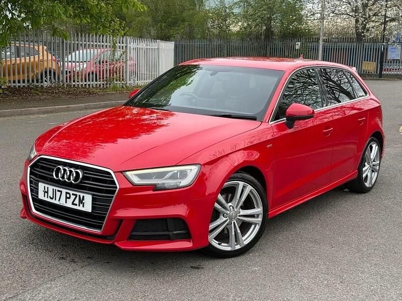 Used Audi A3 Sportback S-Line 150 HP (110 kW) 2017 Red Hatchback