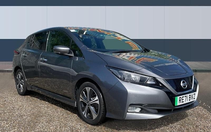 Grey Used 2021 Nissan Leaf N-Connecta Hatchback | £9,539 (Fair price) - Image 1/4