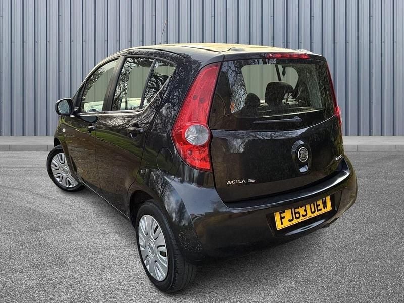 Used Vauxhall Agila S 68 HP (50 kW) 2013 Black MPV