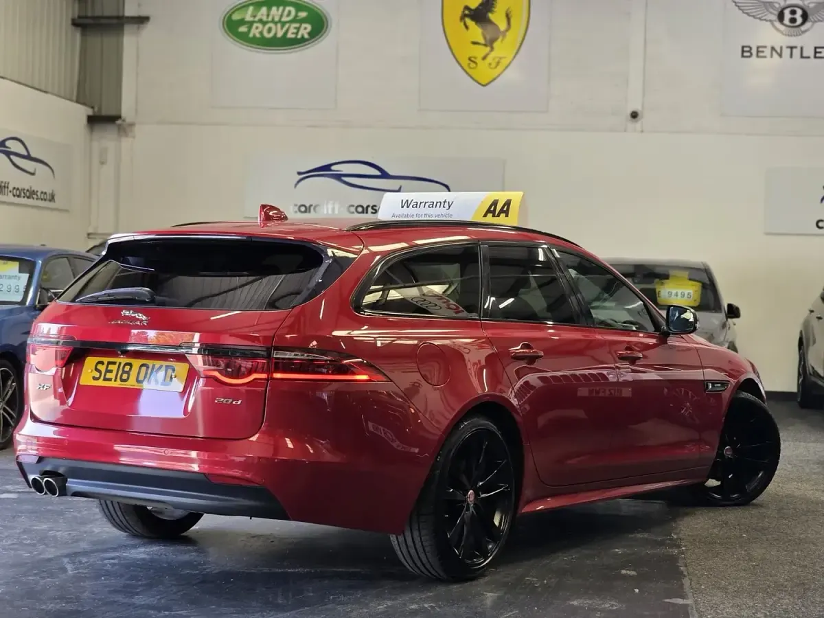 Used Jaguar XF R-Sport 2018 Red Estate